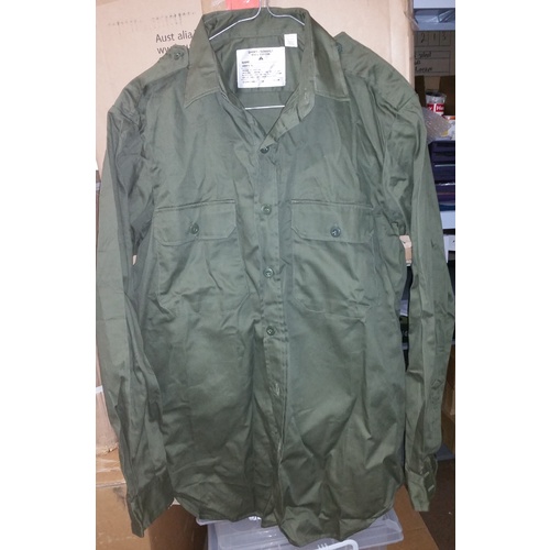 AUSTRALIAN ARMY VIETNAM OLIVE GREEN SHIRT REPRODUCTION