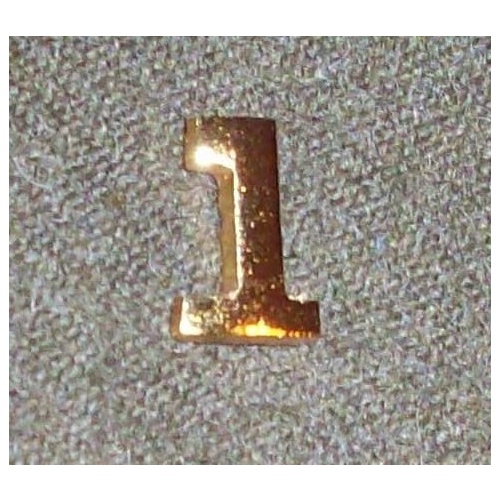 BATTALION / REGT NUMERALS - PAIR